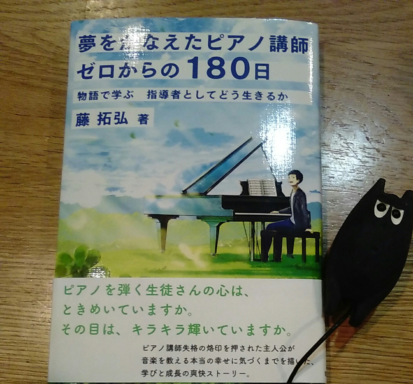 書評 夢をかなえたピアノ講師ゼロからの180日 著 藤 拓弘氏 ブログ 音楽家のしごと塾